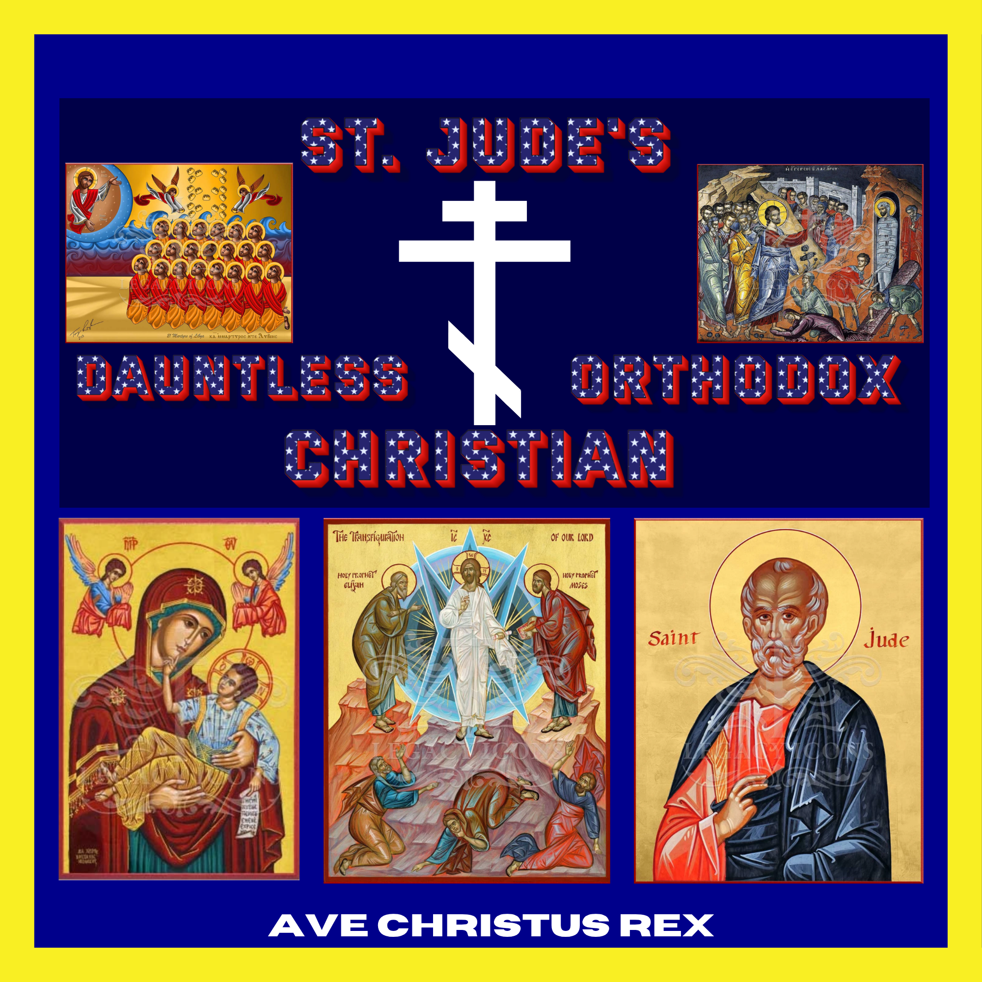 St Jude's Dauntless Orthodox Christian Logo