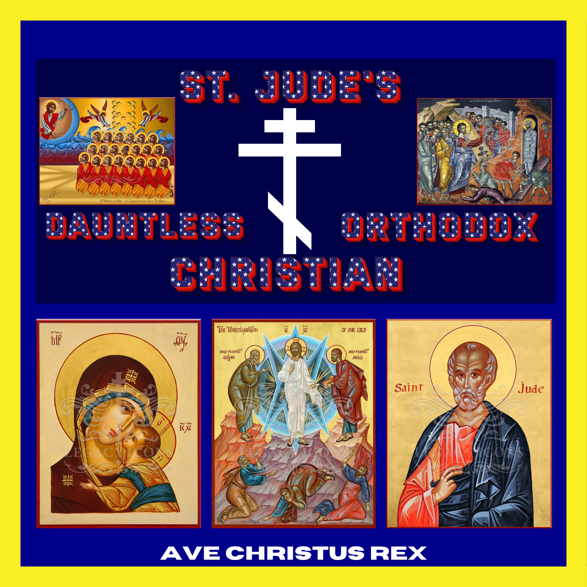 St Jude's Dauntless Orthodox Christian Logo
